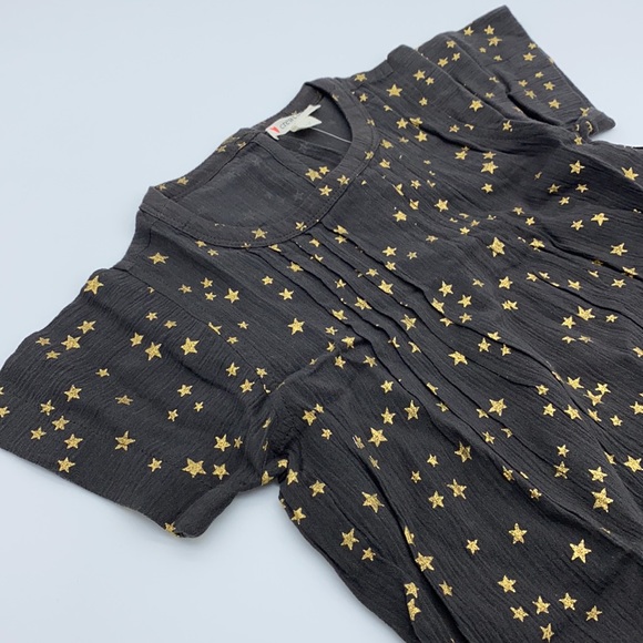 NWT Crewcuts Gold Star Top Girls Size 5 - Picture 3 of 7